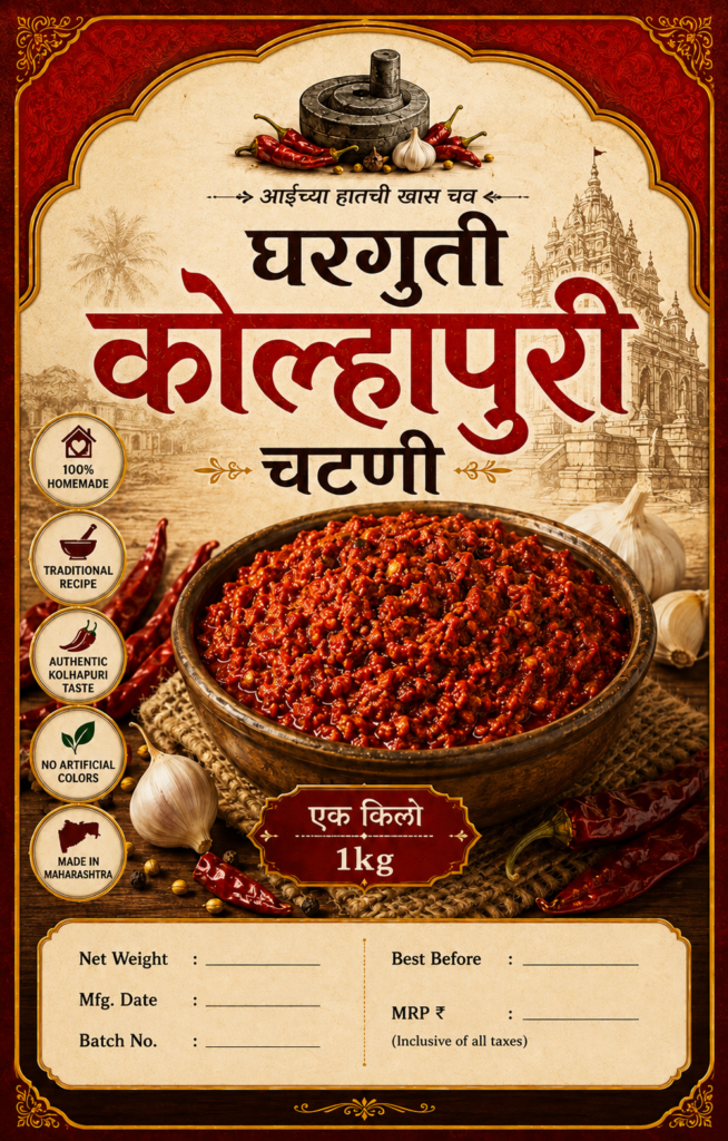 Kolhapuri Chutney 1kg